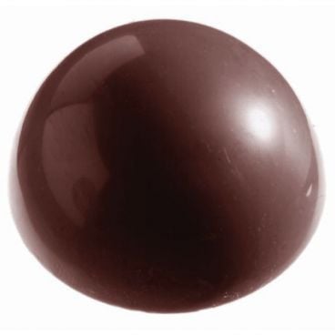 Matfer 380153 2" Plain Half Sphere Chocolate Mold