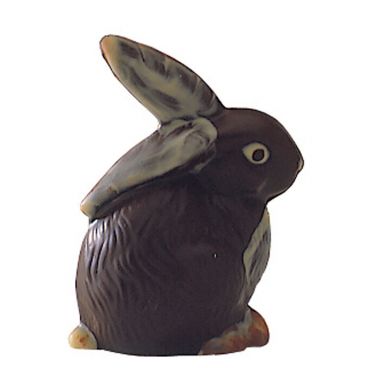 Matfer 382012 5" Textured Rabbit Chocolate Mold