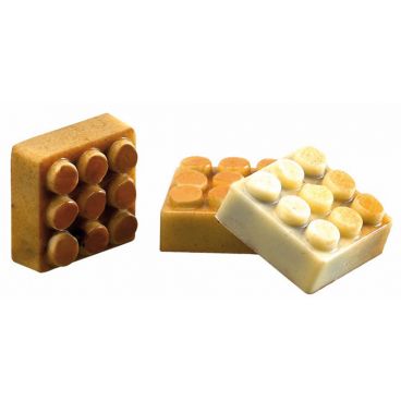 Matfer 383407 1 1/8" Lego Piece Chocolate Mold