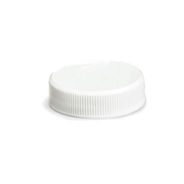 Tablecraft 3838 White Plastic Storage Cap for 38mm Squeeze Bottle Dispensers