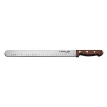 Dexter Russell Connoisseur Series 13042 14" Duo-Edge Roast Slicer with High-Carbon Steel Blade and Rosewood Handle