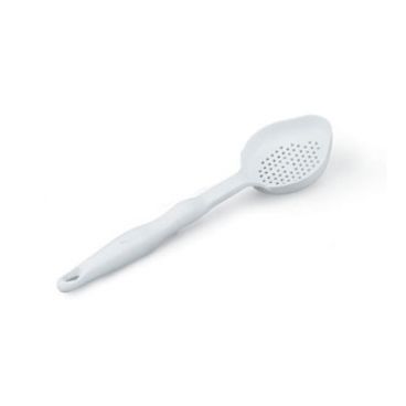 Vollrath 5292915 High Temperature White Nylon One-Piece 4 Oz. Perforated Oval Spoodle