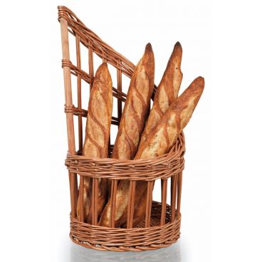 Matfer 573421 11" Round Wicker Bread Basket