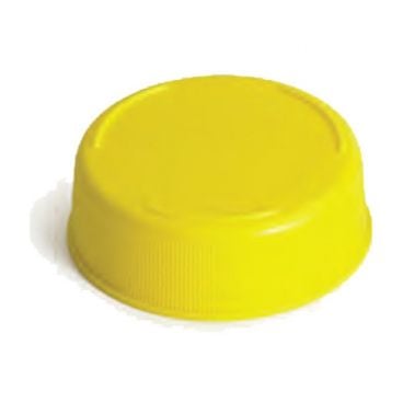 Tablecraft 63FCAPY Yellow End Cap for Bottles with 63 mm Opening
