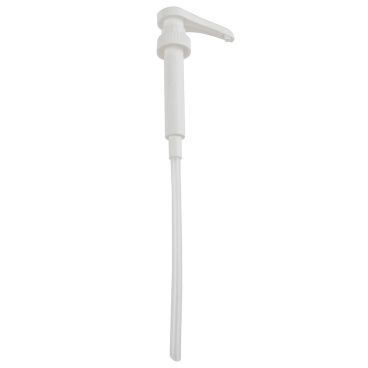 Tablecraft 662160 Plastic White Economy Pump 662 with 160MM Snap Top