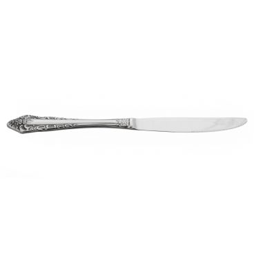 Walco 68451 9.75" Classic Baroque 18/10 Stainless Steel European Dinner Knife