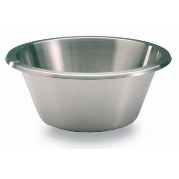 Matfer 702620 8" Stainless Steel Flat Bottom Mixing Bowl