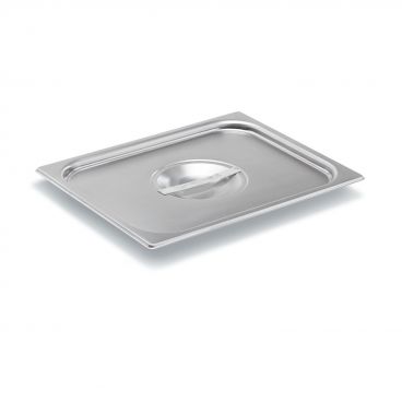Vollrath 75120 Super Pan V Stainless Steel 1/2-Pan Size Steam Table Solid Pan Cover