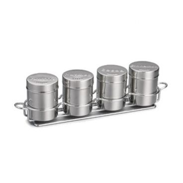 Tablecraft 759 Seattle Series Silver 4 Ring Rack Only for Coffee Service