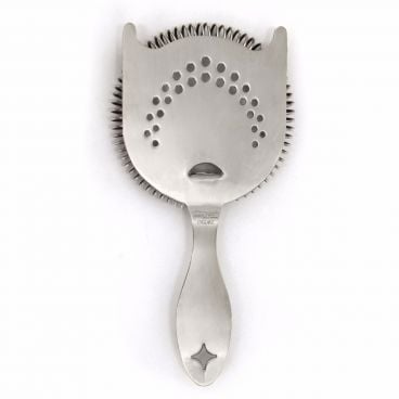 Spill-Stop 8012-1 Heavy-Duty Stainless Steel 2-Prong Bonzer Hawthorne Cocktail Strainer
