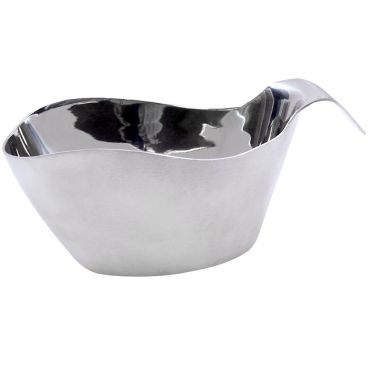 Tablecraft 9805 Brushed Stainless Steel 5 Oz. Gravy Boat
