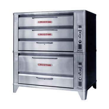 Blodgett 981-951_LP 60” Wide Liquid Propane Double-Deck Bakery Oven - 88,000 BTU