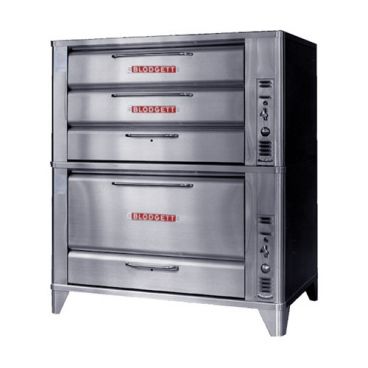 Blodgett 981-966_LP 60” Wide Liquid Propane Double-Deck Bakery Oven - 100,000 BTU