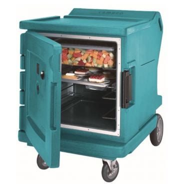 Cambro CMBHC1826LC192 Granite Green Camtherm Half Height Electric Hot / Cold Food Holding Cabinet - 120V