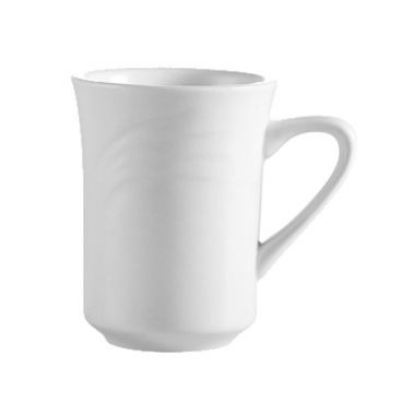 CAC GAD-17 8 oz. Porcelain Tall Garden State Mug/Bone White