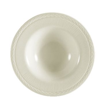 CAC RID-10 5.5 oz. Ceramic Ridgemont Grapefruit Bowl/American White