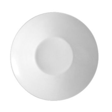CAC SHA-CR21 11" Porcelain Specialty Coupe Salad Plate/Super White