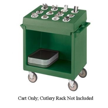 Cambro TDC2029192 Granite Green Polyethylene Tray and Dish Cart Only