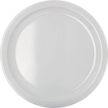 Carlisle KL11602 Kingline White Melamine Dinner Plate 48/Case - 10" Diameter 