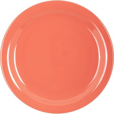 Carlisle 4350152 Sunset Orange Melamine Dallas Ware Plate 48/Case - 9" Diameter
