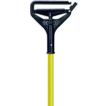 Continental A70302 60" #94 Speed Change Wet Mop Handle, Natural Wood With Black Plastic Break-Away Head