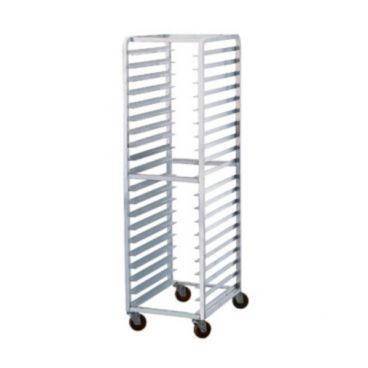Advance Tabco STR20-3W Full Height Mobile Aluminum Steam Table Pan Rack For 12" x 20" Steamtable Pans, 20 Pan Capacity