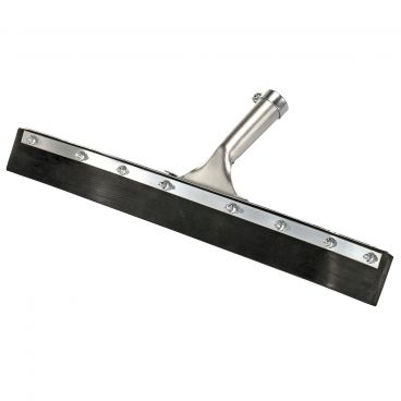 Alpine Industries 443-24 Silver/Black 24" Steel And Rubber Curved Blade Industrial Duty Floor Squeegee