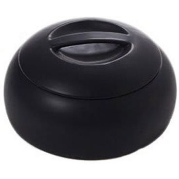 American Metalcraft CPLB9 Black 80 oz 9 Inch Diameter Round Prestige Collection Ceramic Pot With Lid