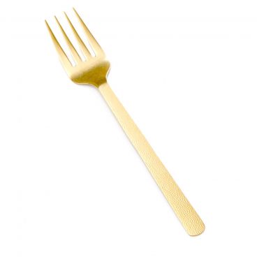 American Metalcraft GVHF 13" Hammered Gold Vintage Cold Meat Fork
