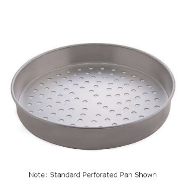 American Metalcraft HA4007-SP 7" x 1" Super Perforated Straight Sided Heavy Weight Aluminum Pizza Pan