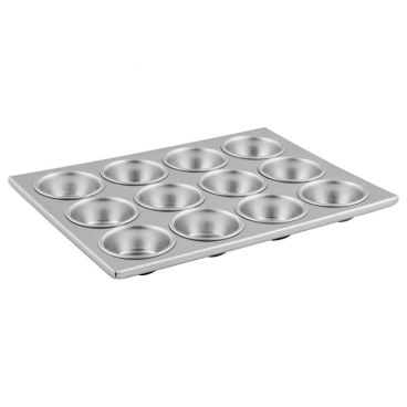 Winco AMF-12 Aluminum 12 Cup Muffin Pan