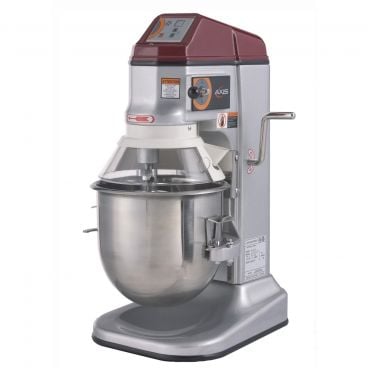 Axis AX-M12 12 Quart Commercial Countertop Planetary Stand Mixer with Bowl Guard - 110V, 1/2 HP