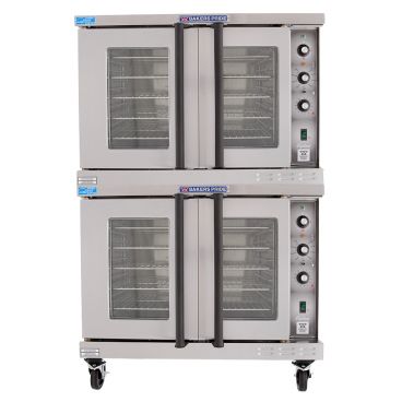 Bakers Pride BCO-E2 Cyclone Series Double Deck Full Size Forced Air Electric Convection Oven, 220v-240v/60/1ph