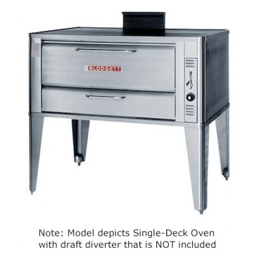 Blodgett 951-SINGLE_LP 60” Wide Liquid Propane Single-Deck Bakery Oven - 38,000 BTU