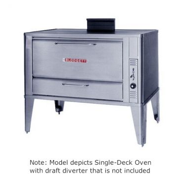 Blodgett 966-SINGLE_LP 60” Wide Liquid Propane Single-Deck Bakery Oven - 50,000 BTU