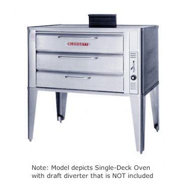 Blodgett 981-SINGLE_LP 60” Wide Liquid Propane Single-Deck Bakery Oven - 50,000 BTU