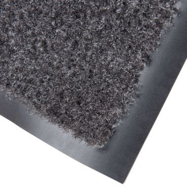 Cactus Mat 1437R-L3 Catalina Olefin Standard Charcoal Gray 3 ft x 60 ft Roll Indoor/Outdoor Walk Off Carpet, 5/16" Thick