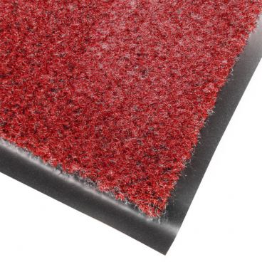 Cactus Mat 1437R-R6 Catalina Olefin Standard Red 6 ft x 60 ft Roll Indoor/Outdoor Walk Off Carpet, 5/16" Thick