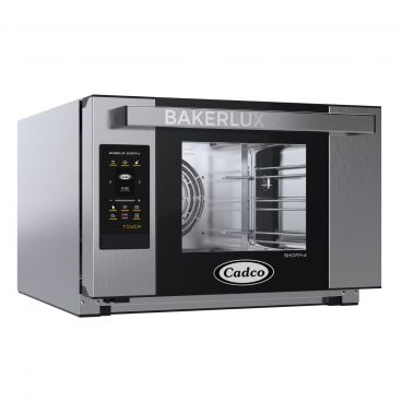 Cadco XAFT-03HS-TD 23 5/8" Bakerlux TOUCH Half Size Heavy-Duty Digital Convection Oven w/ Glass Door, 208/240 Volts