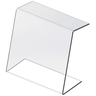 Cal-Mil 22143-15 Riser Style Clear 15" High x 15 3/4" Wide Acrylic Portable Sneezeguard