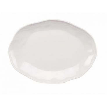Cal-Mil 22306-912-103 Marin Dinnerware 1-1/4” x 12” x 9” Ivory Platter
