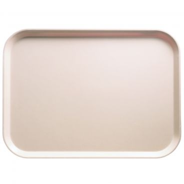 Cambro 1418106 Light Peach 14 Inch x 18 Inch Rectangular Fiberglass Camtray Cafeteria Serving Tray