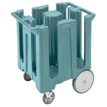 Cambro DC825401 Slate Blue Poker Chip Style Polyethylene Dish Caddy with Vinyl Cover
