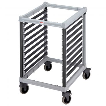 Cambro UGNPR21H18480 Camshelving® GN 2/1 Food Pan Trolley Half Size Speckled Gray
