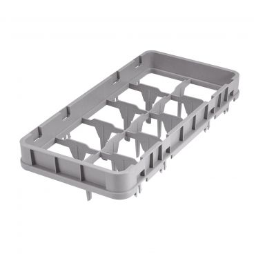 Cambro 10HE1151 Soft Gray Camrack 10 Compartment Half Size Full Drop Extender