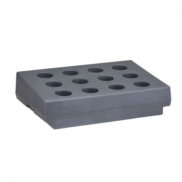 Cambro CR12191 Granite Gray Plastic Cutlery Rack for Tray and Dish Cart
