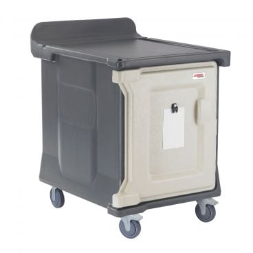 Cambro MDC1520S10191 Granite Gray Low Profile 10 Tray Meal Delivery Cart