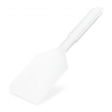 Carlisle 4035100 White Sparta 13-1/2" Soft Polyethylene Bladed Paddle w/ Polypropylene Handle