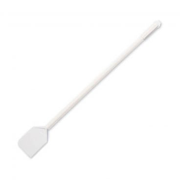 Carlisle 4135900 White Sparta 60" Soft Polyethylene Bladed Paddle Scraper w/ Polypropylene Handle