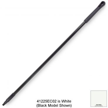 Carlisle 41225EC02 White 48 Inch Sparta Fiberglass Broom Handle With 3/4" ACME Threaded Tip